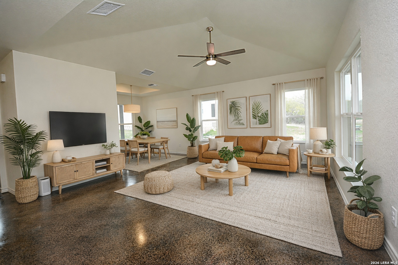 1559 Golf Course Drive Spring Branch, TX 78070 - Photo 3 of 15 a living room with furniture and a flat screen tv