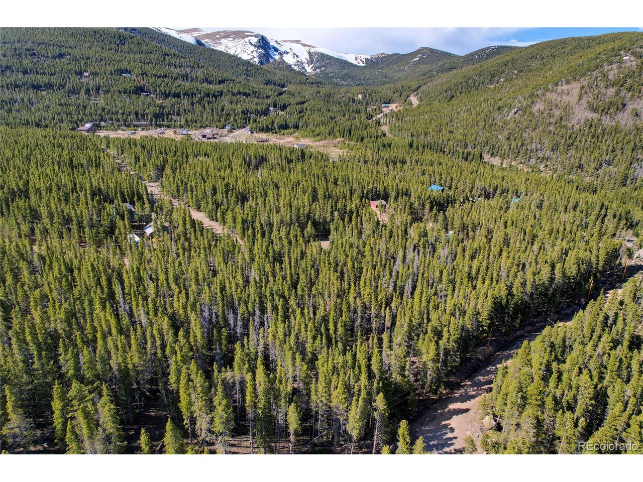 171 Lower Forest Road Idaho Springs, CO 80452 - Photo 9 of 30 a view of a lush green hillside and a mountain