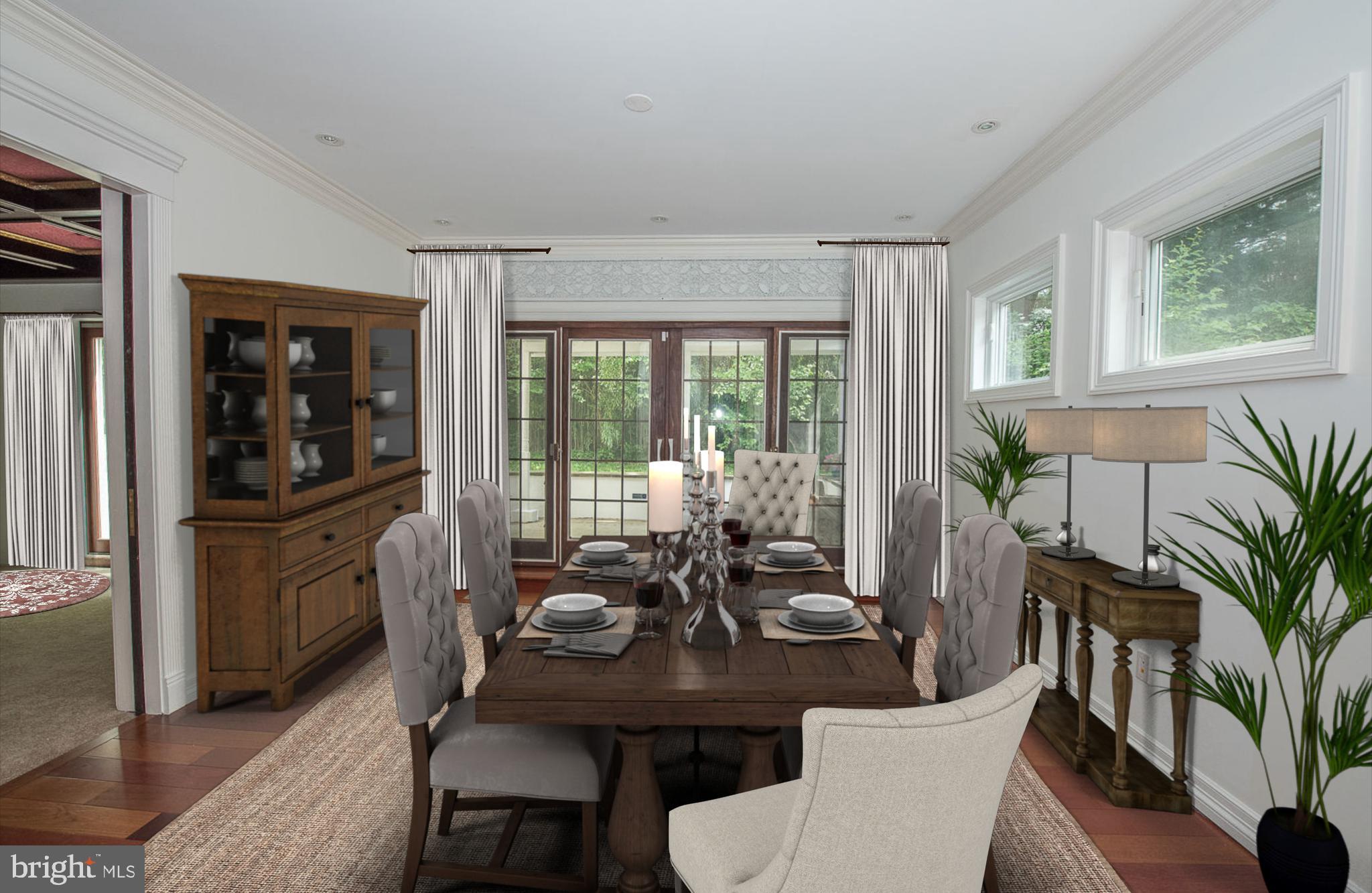 233 Crosshill Road Wynnewood, PA 19096 - Photo 4 of 28 Virtually Staged Dining Room
