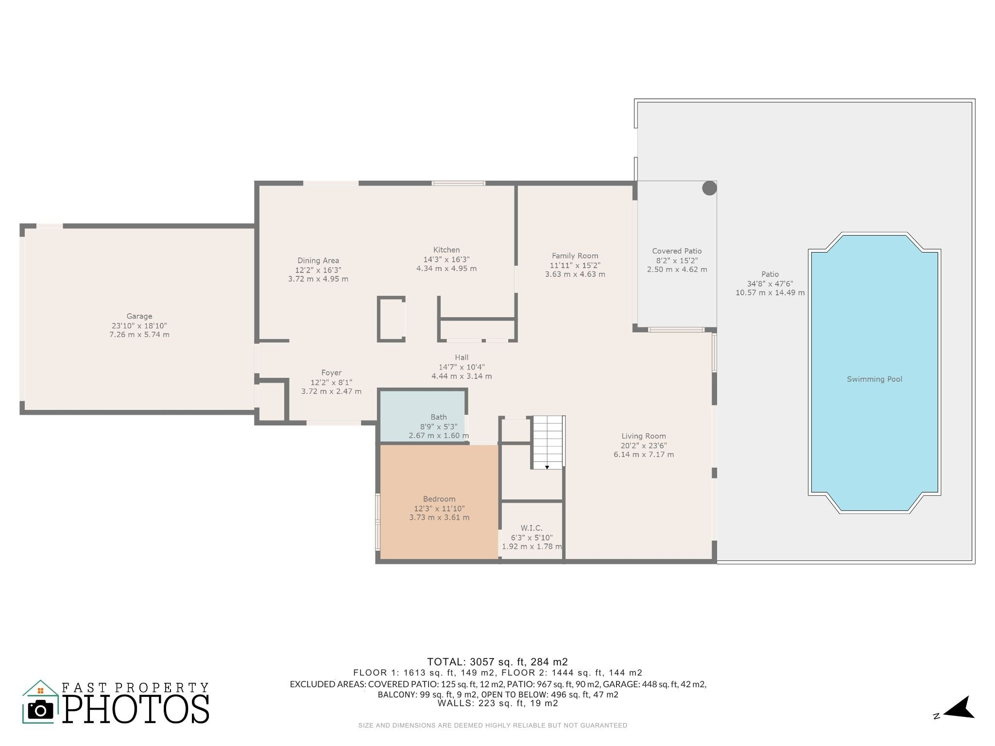 6400 Via Rosa Boca Raton, FL 33433 - Photo 79 of 81 First floor floorplan