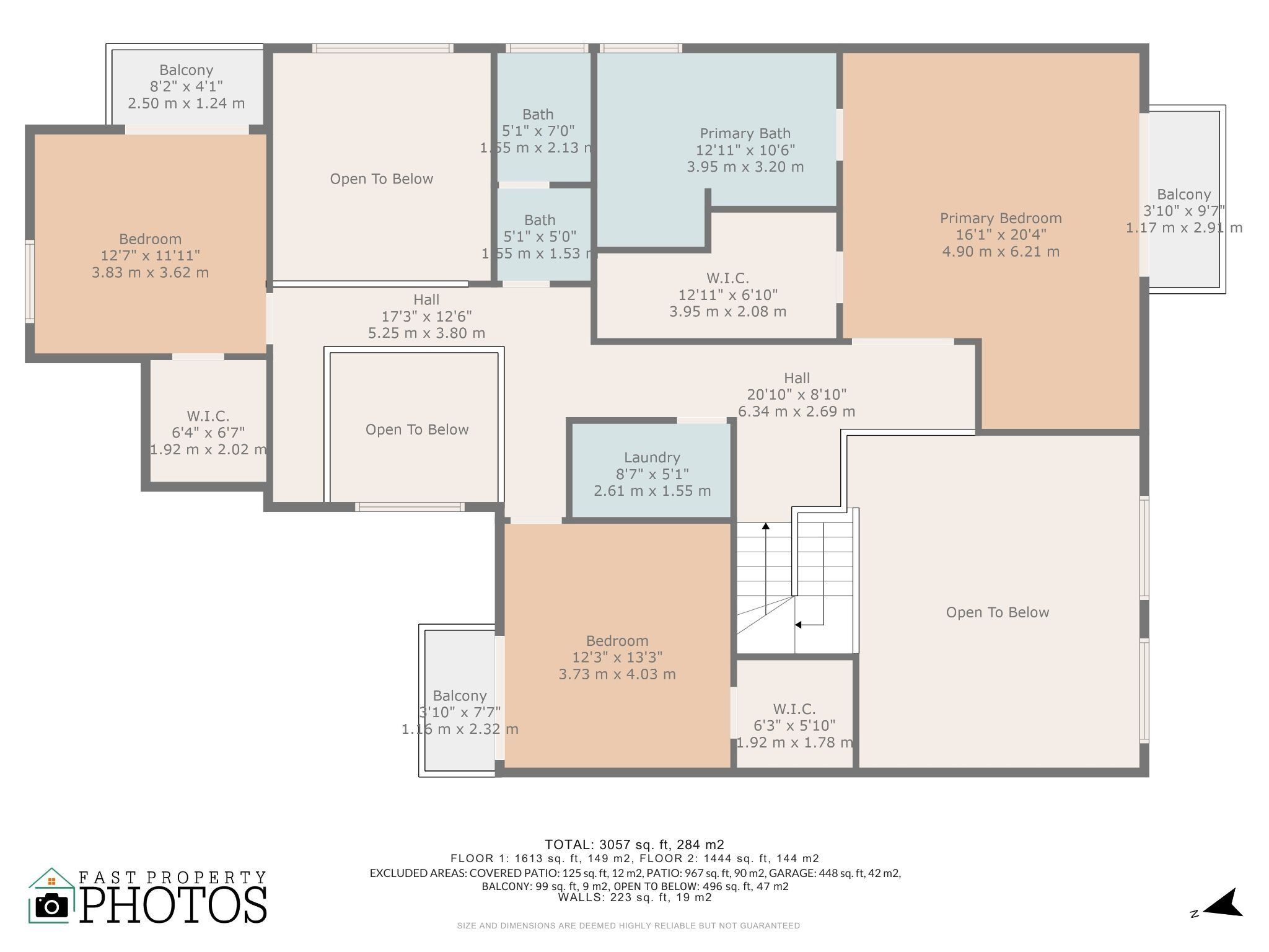 6400 Via Rosa Boca Raton, FL 33433 - Photo 80 of 81 Second floor floorplan