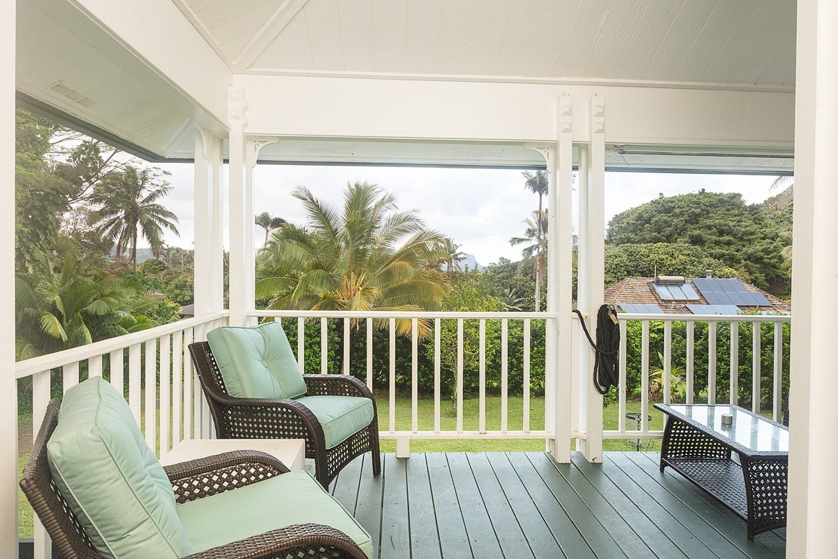 5851 Lokelani Road Kapaa, HI 96746 - Photo 14 of 21 a view of a two chairs in the deck
