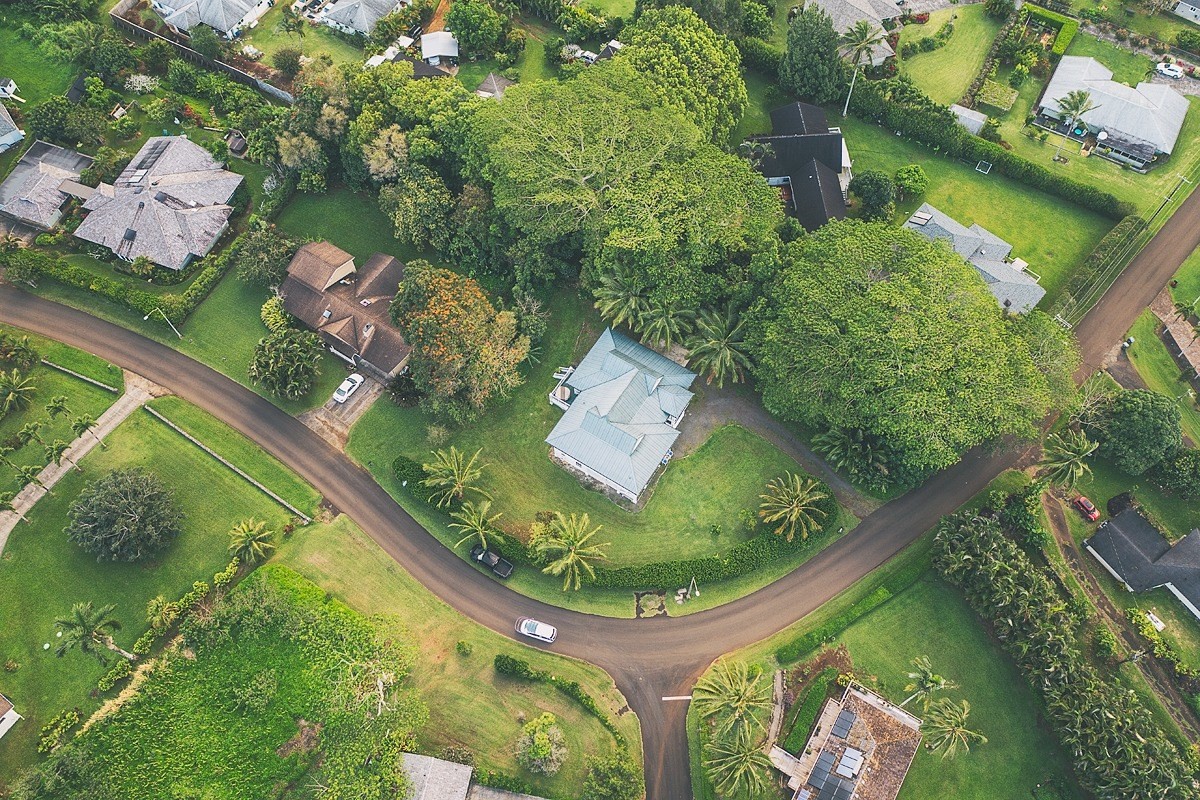 5851 Lokelani Road Kapaa, HI 96746 - Photo 21 of 21 an aerial view of a residential houses with outdoor space