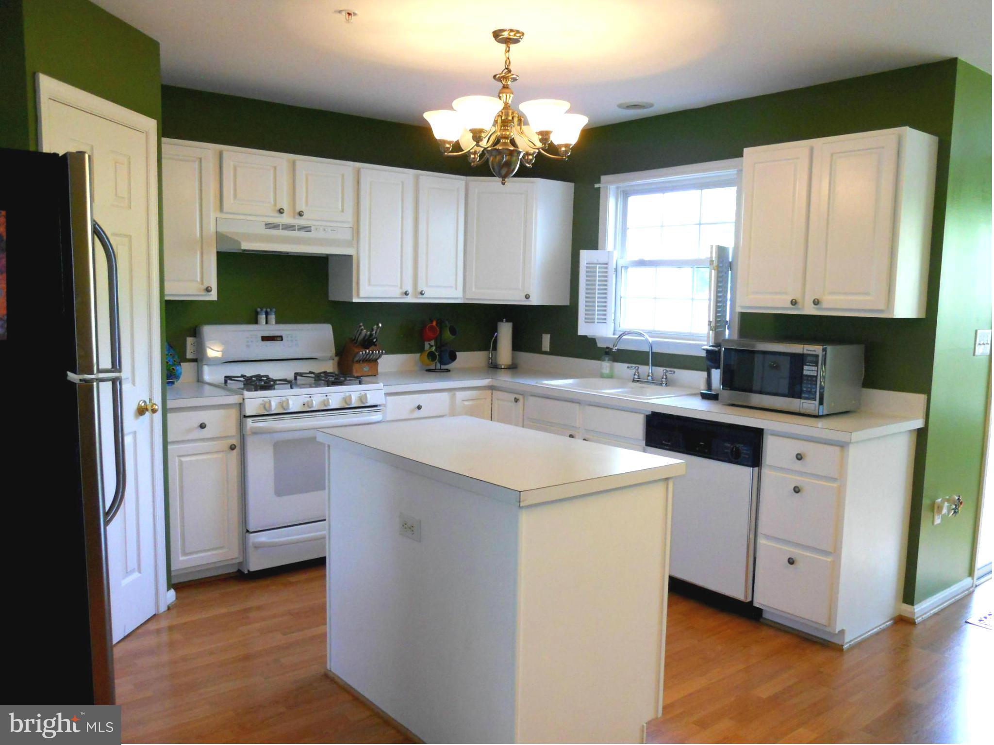 Bright and open kitchen with island