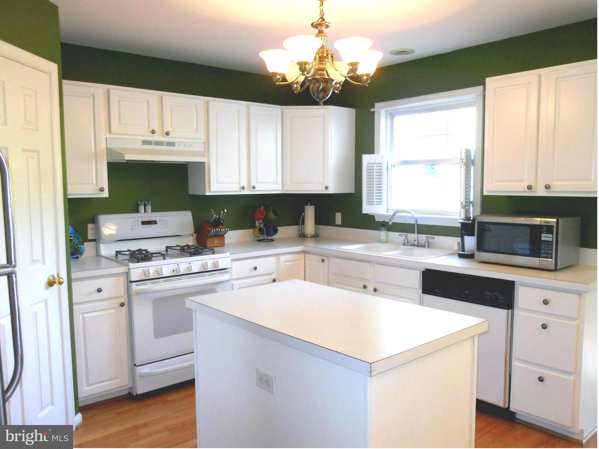 Bright and open kitchen with island