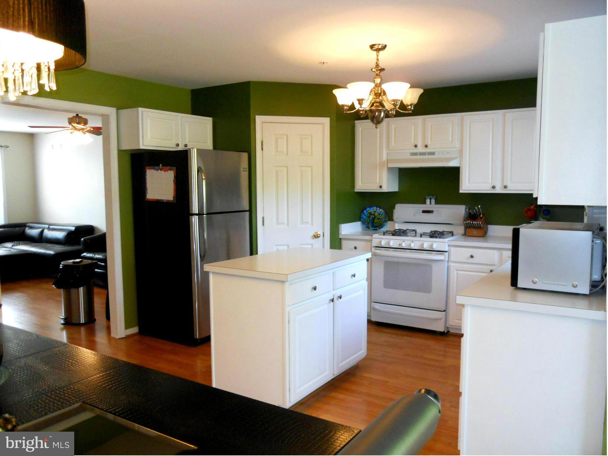 Bright and open kitchen with island