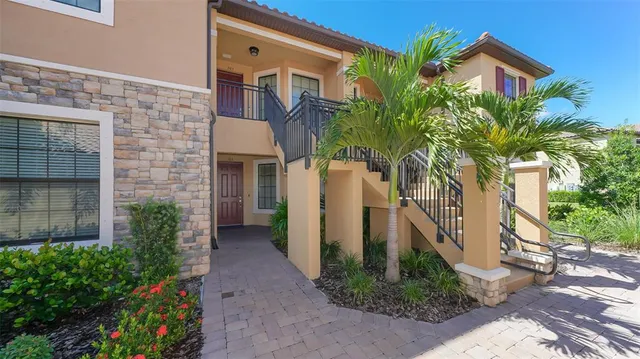 a house view with a garden space