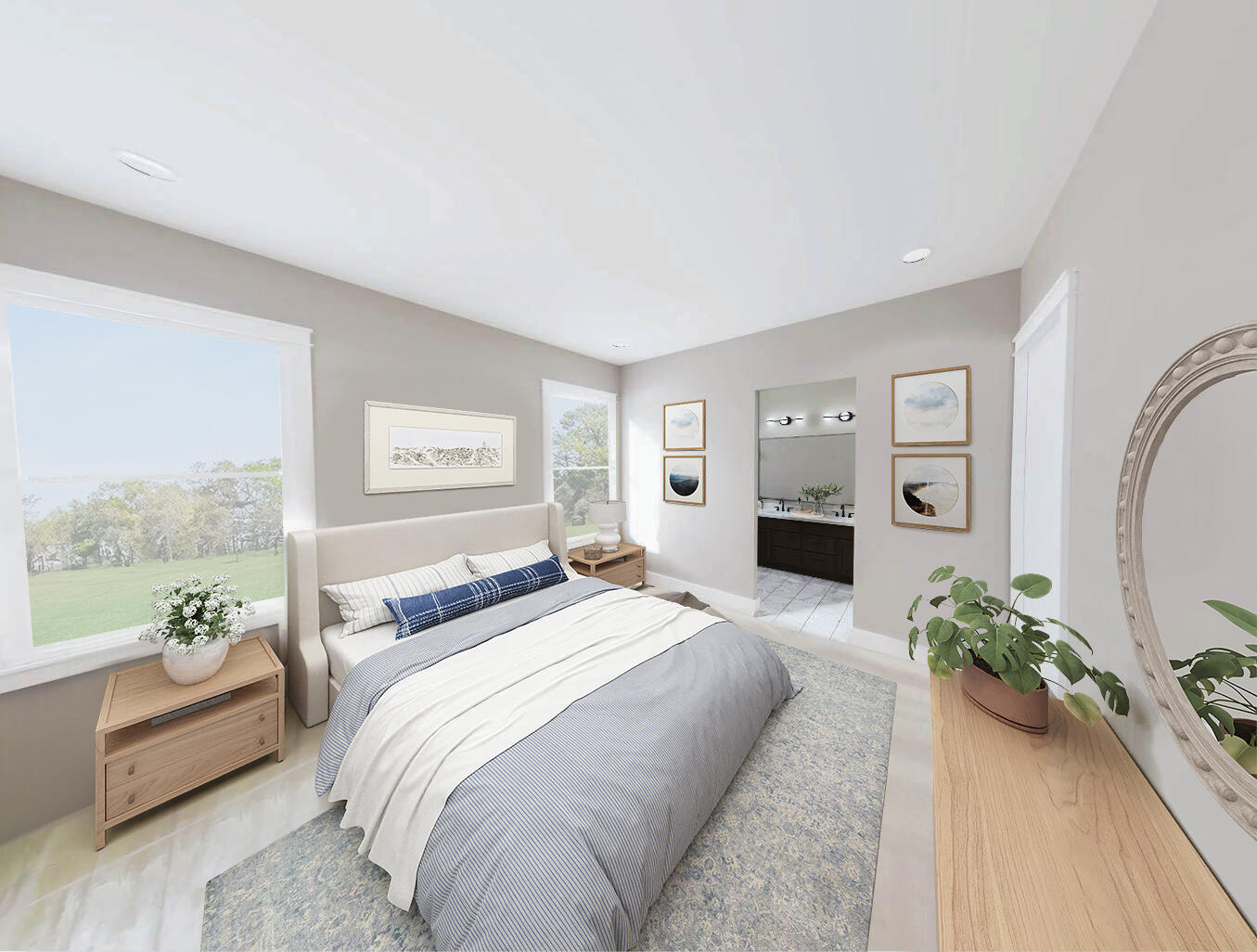 319 Suwannee Drive, Unit 74A Watersound, FL 32461 - Photo 6 of 14 a bedroom with a bed and a couch