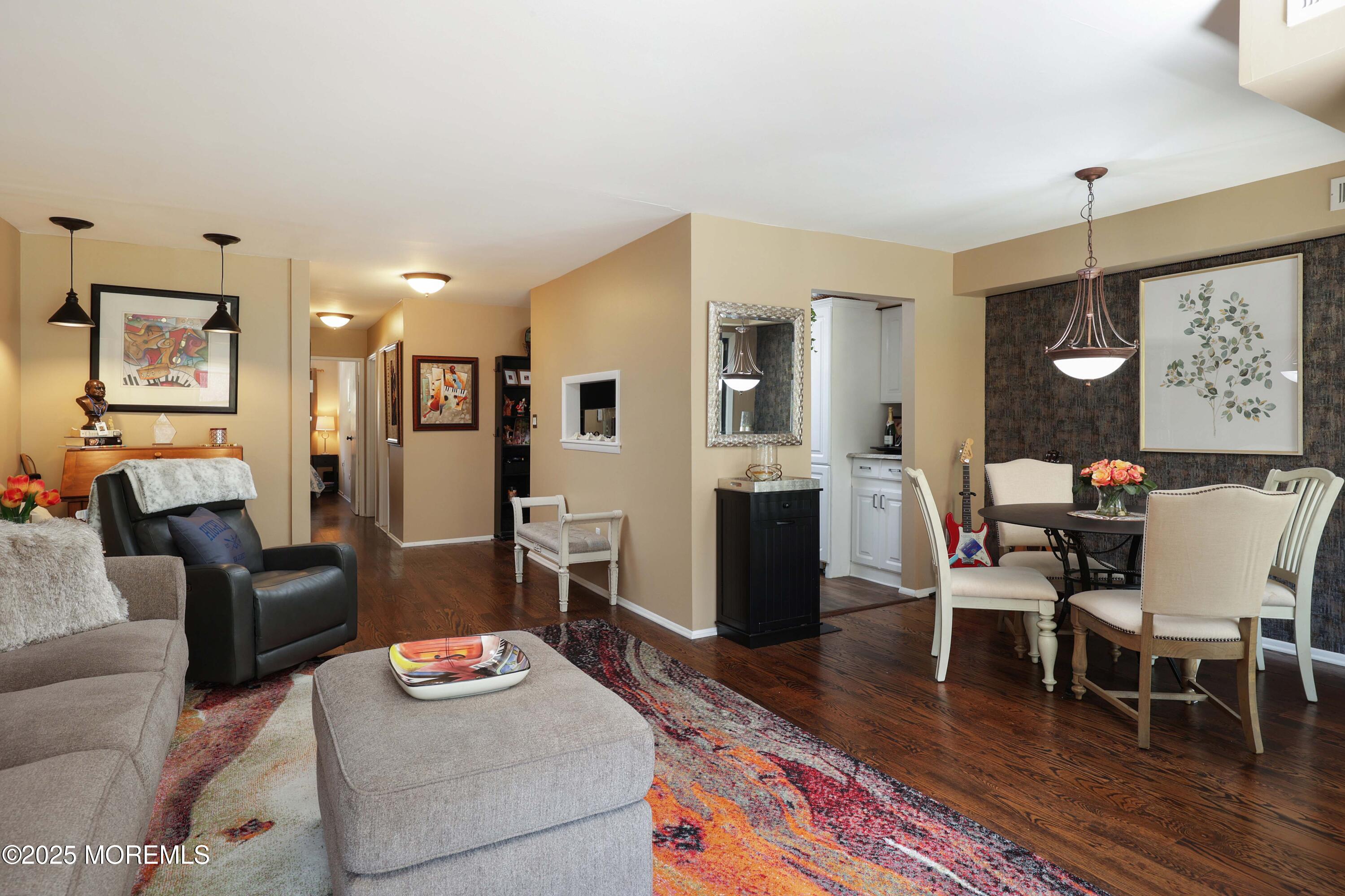 200 Portland Road, Unit D15 Highlands, NJ 07732 - Photo 10 of 56 a living room with furniture and a wooden floor