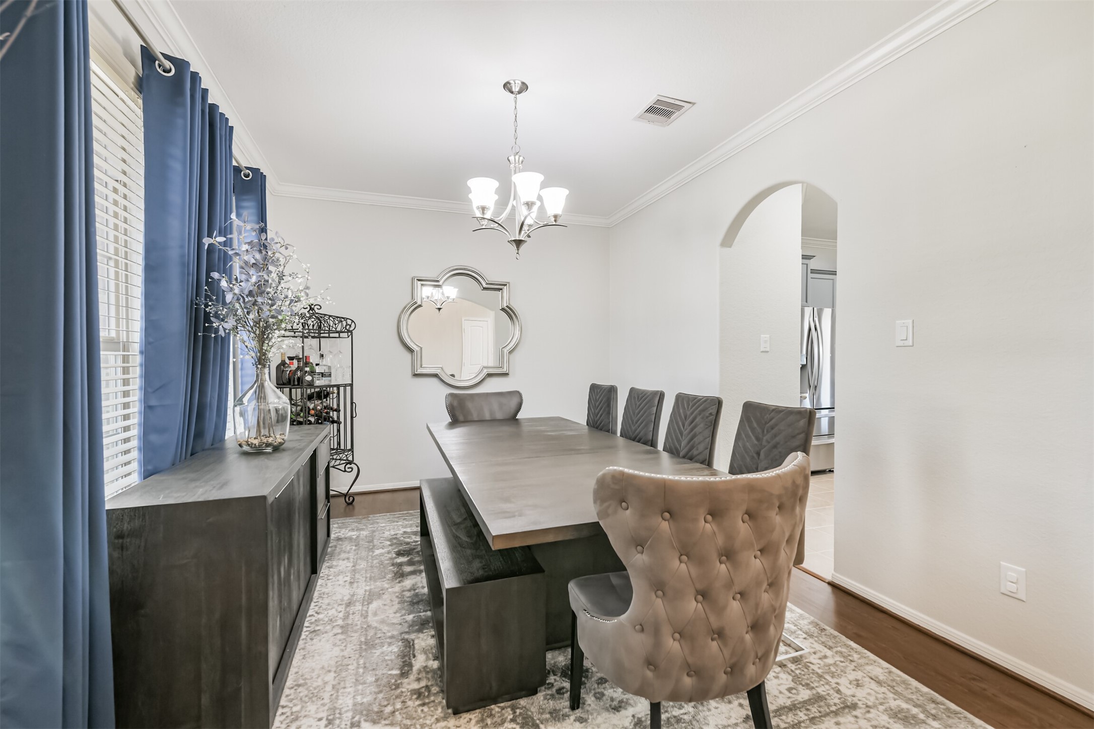 2602 Fort Settlement Trail Spring, TX 77373 - Photo 14 of 50 Spacious formal dining room, perfect for hosting large gatherings and entertaining with ease.