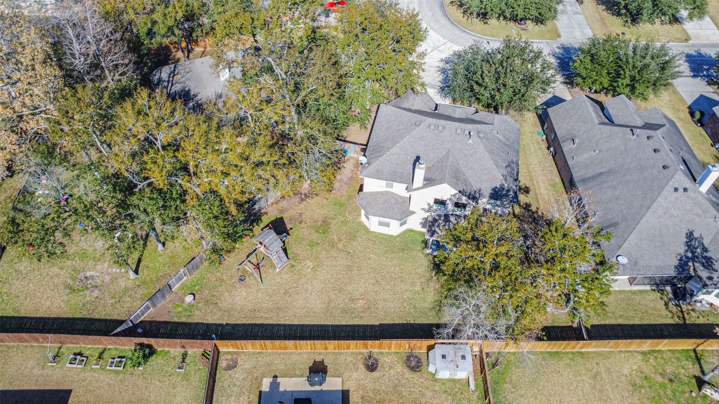 2602 Fort Settlement Trail Spring, TX 77373 - Photo 9 of 50 Ariel view of the back side of the home.