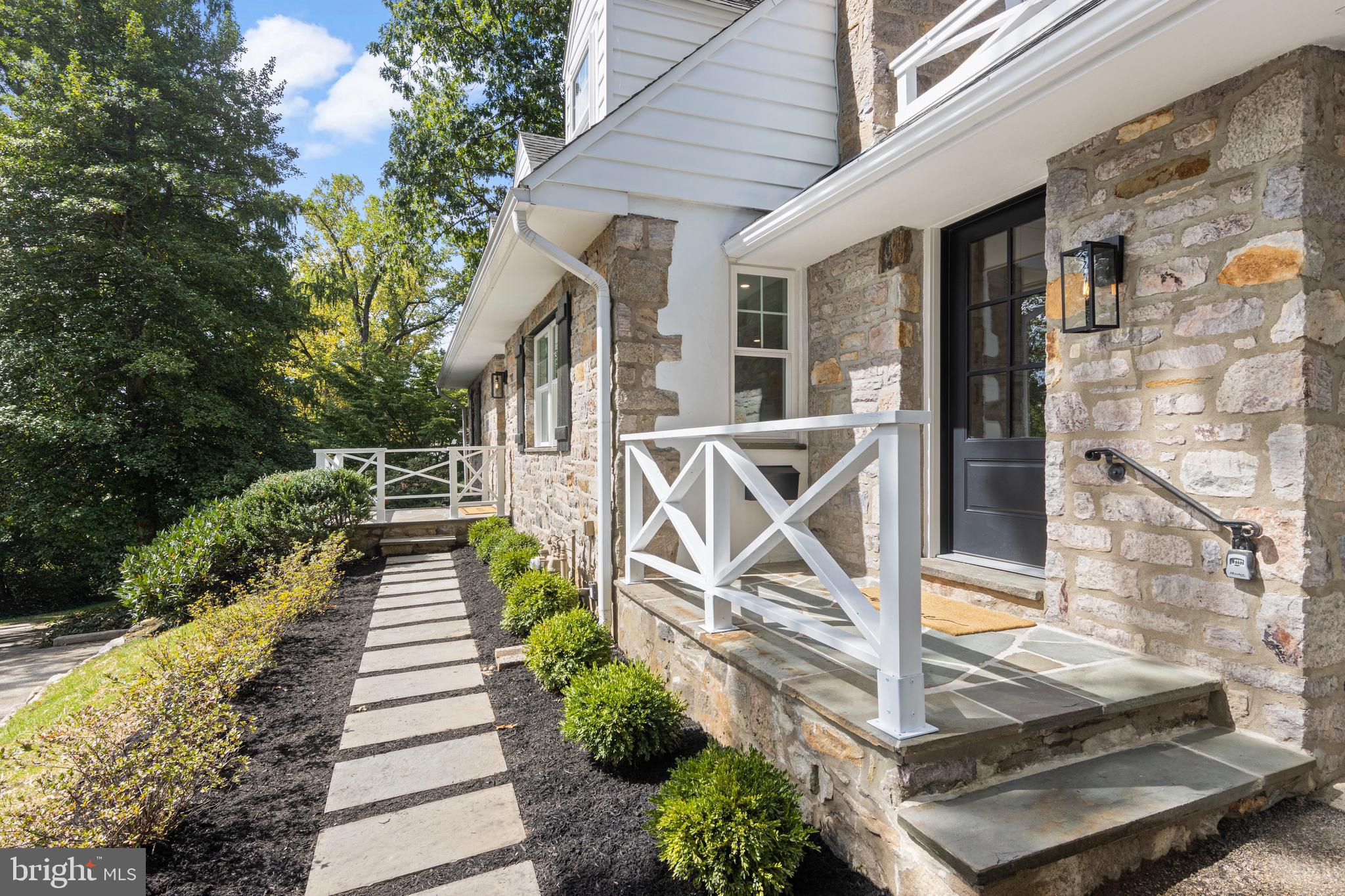 807 Eagle Road Wayne, PA 19087 - Photo 4 of 75 Curb appeal with new railings, doors, walkway