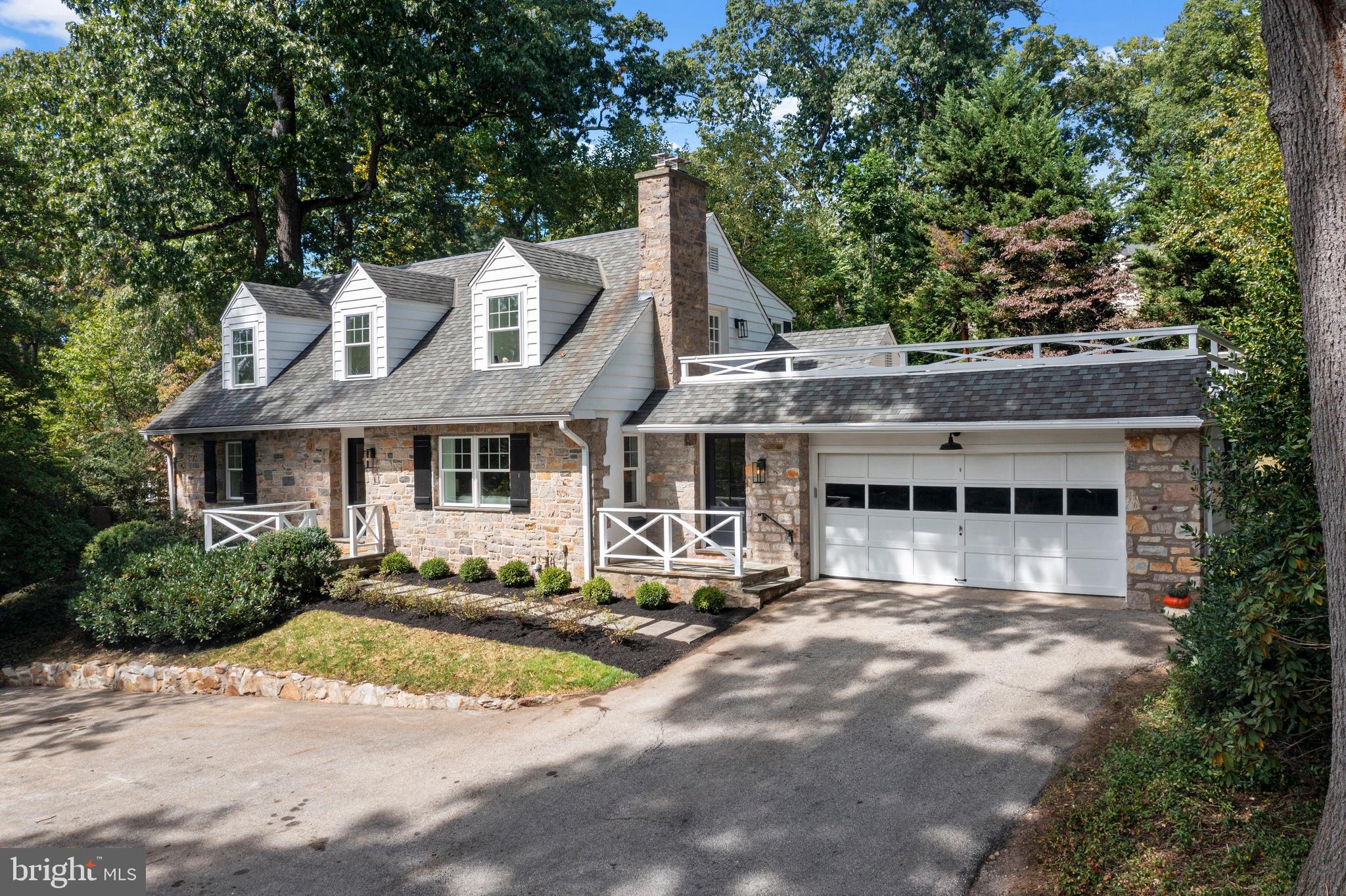 807 Eagle Road Wayne, PA 19087 - Photo 70 of 75 exterior w/ new decorative x style railings