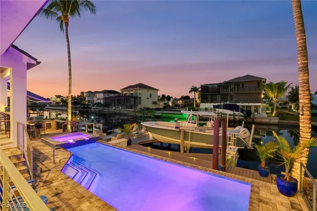a view of a balcony with city view