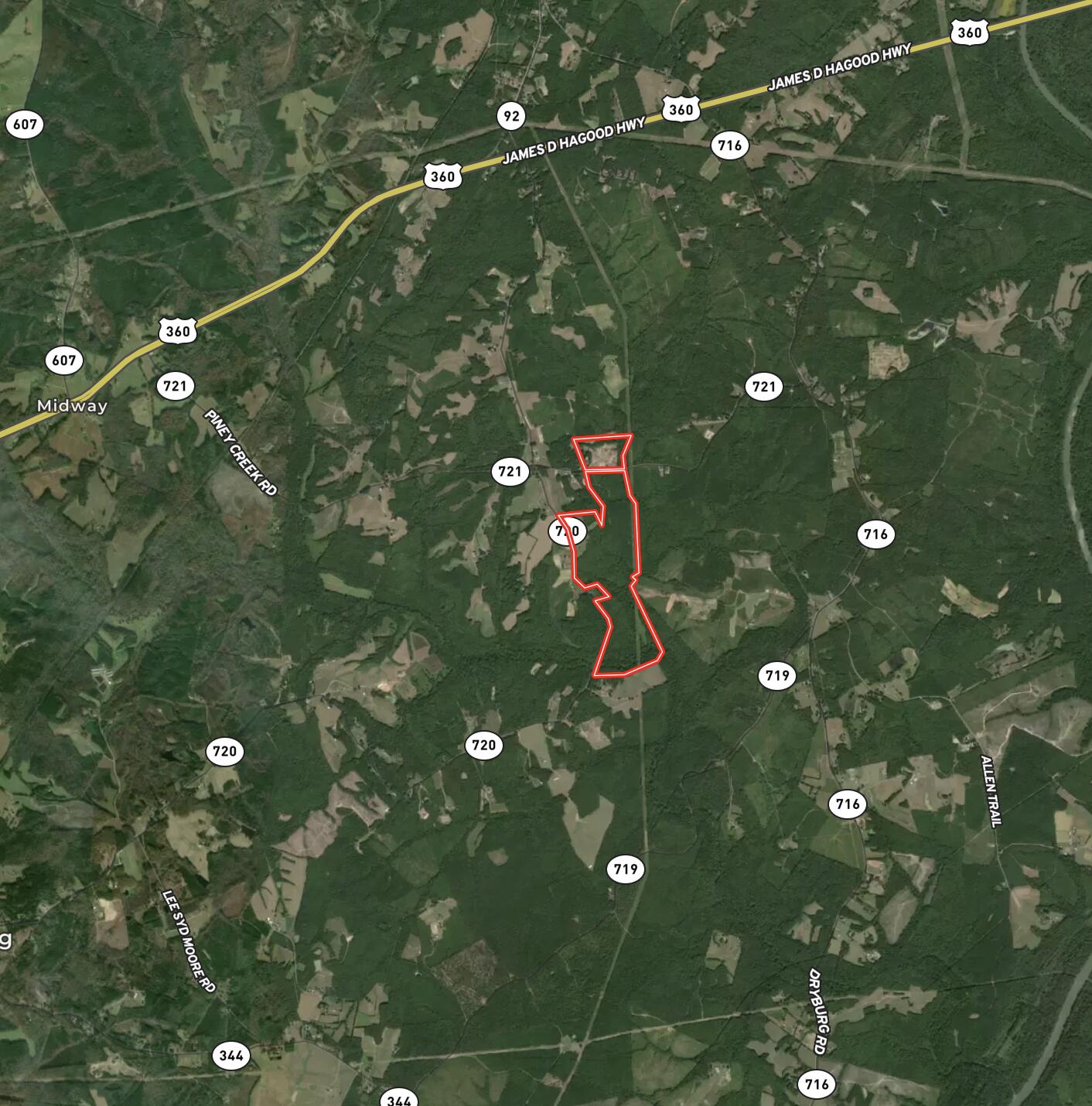 0 Green Level Road Scottsburg, VA 24589 - Photo 46 of 68 Aerial 2