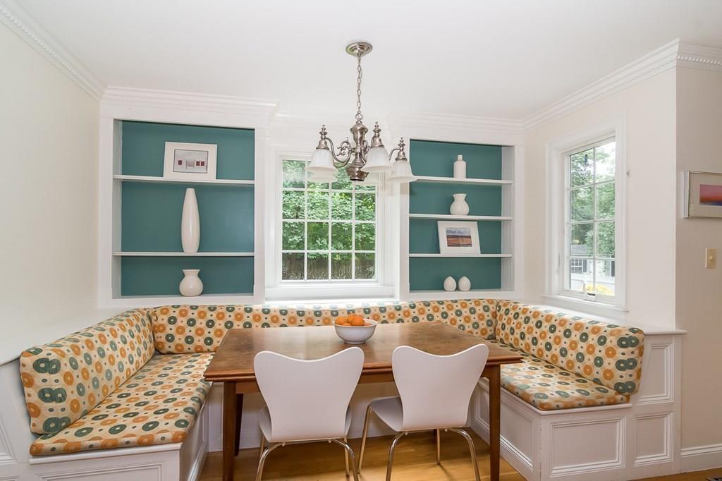 80 Mayo Road Wellesley, MA 02482 - Photo 4 of 22 a view of a dining room with furniture and windows