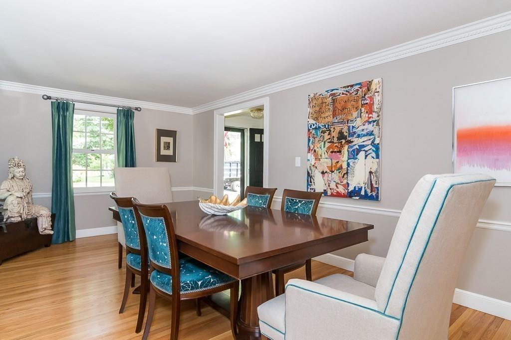 80 Mayo Road Wellesley, MA 02482 - Photo 7 of 22 a view of a dining room with furniture and wooden floor