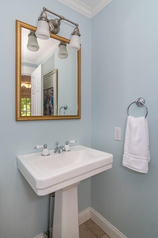 80 Mayo Road Wellesley, MA 02482 - Photo 10 of 22 a bathroom with a sink and a mirror