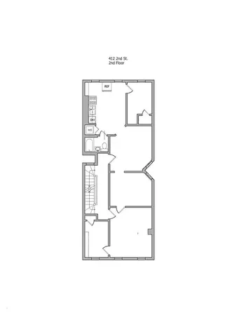 $2,900 | 412 2nd Street, Unit 2, Jersey City, NJ 07302