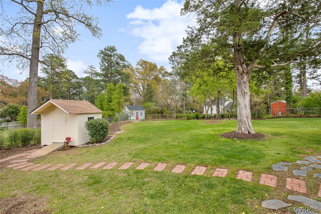 1 David Drive Henrico, VA 23229 - Photo 32 of 35 a front view of a house with garden
