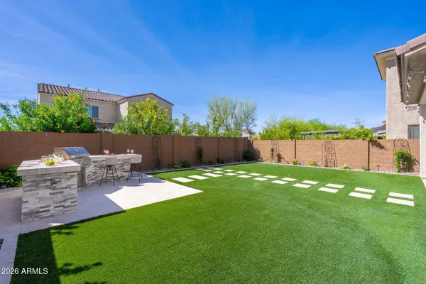 a building view with outdoor space