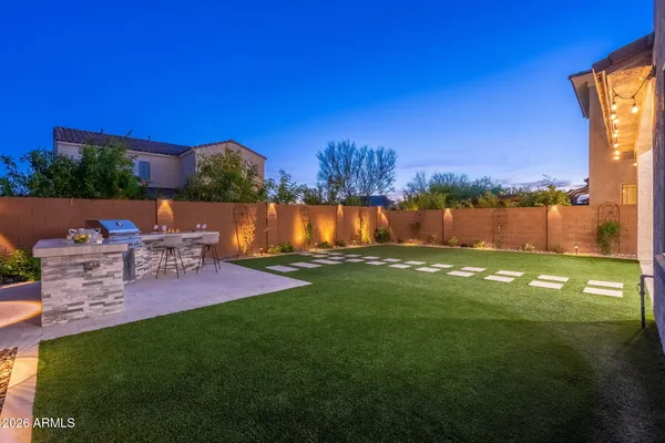 a view of a city with garden