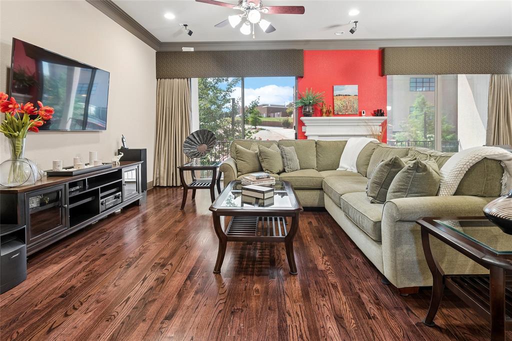 835 Rockingham Drive Irving, TX 75063 - Photo 27 of 27 a living room with furniture and a flat screen tv