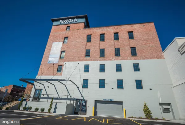 a front view of a building