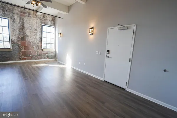 a close view of a closet