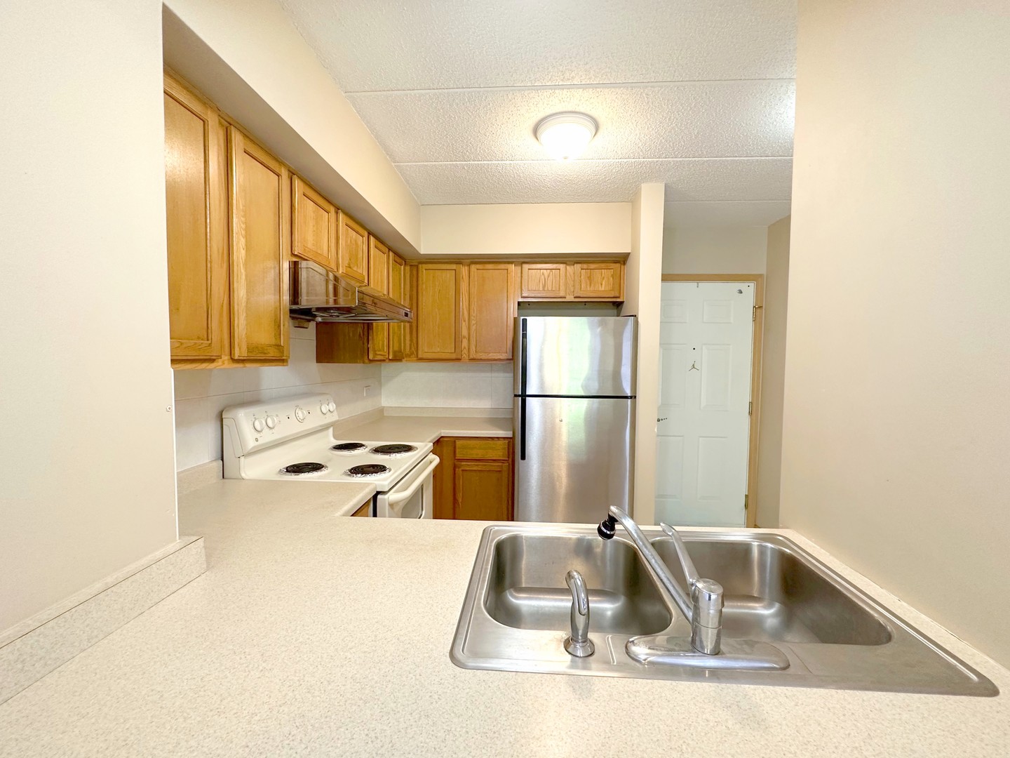 475 West 24th Street, Unit 4G Chicago, IL 60616 - Photo 8 of 20 a kitchen with a sink a refrigerator and a sink