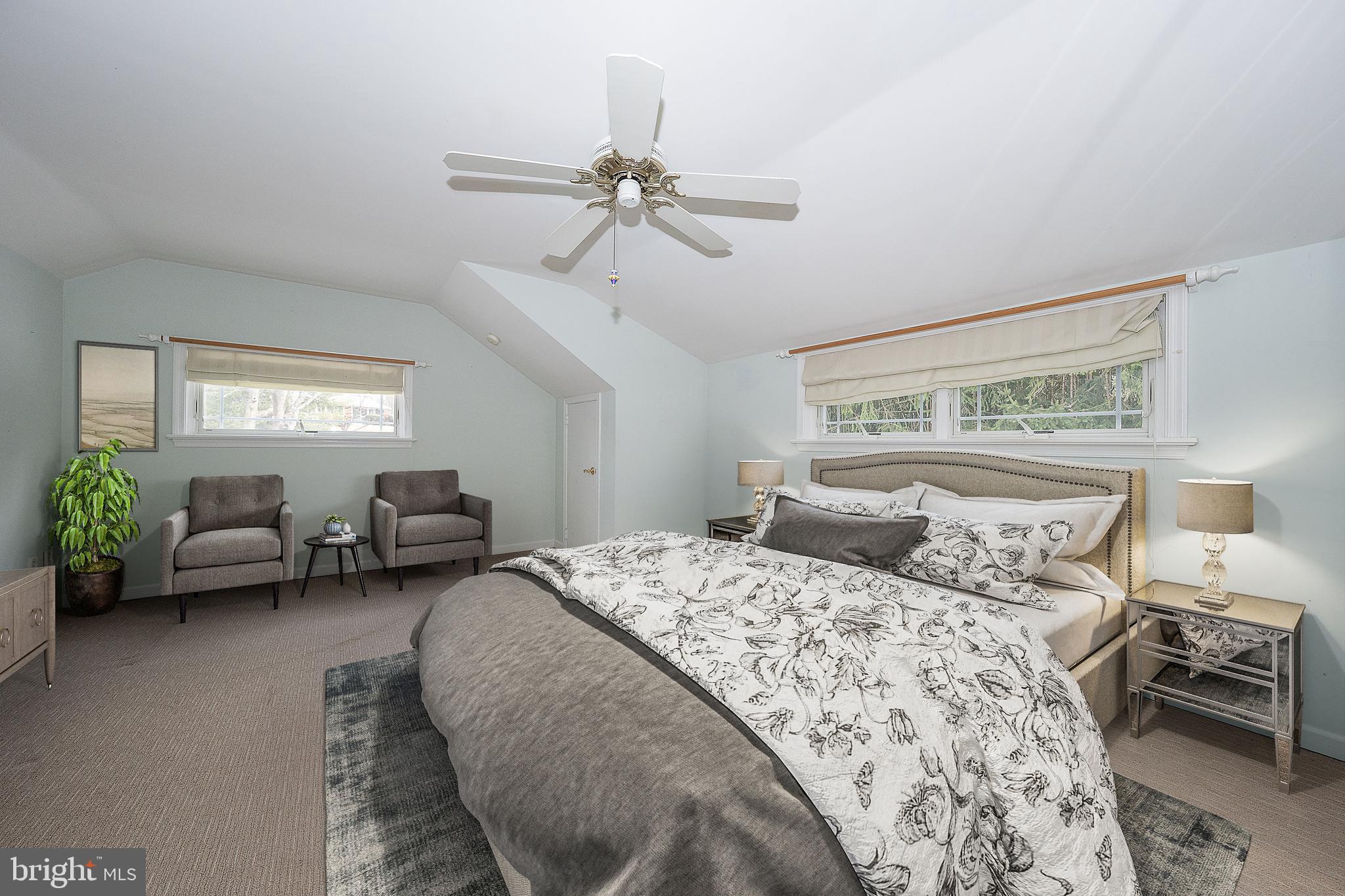809 Matsons Ford Road Villanova, PA 19085 - Photo 11 of 24 a bedroom with bed couch and window