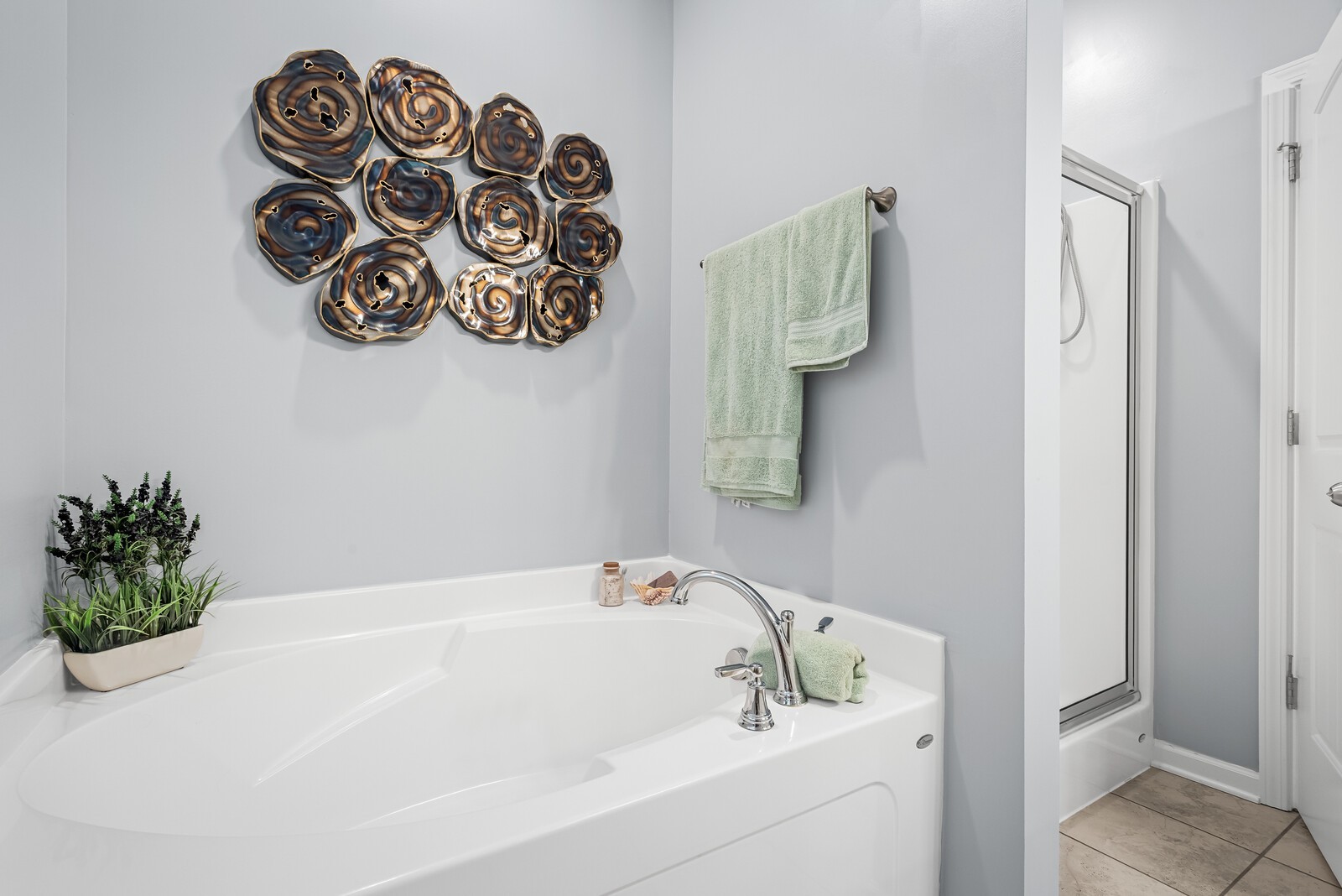 6004 Venable Court Fairview, TN 37062 - Photo 12 of 27 a bathroom with a bathtub and shower