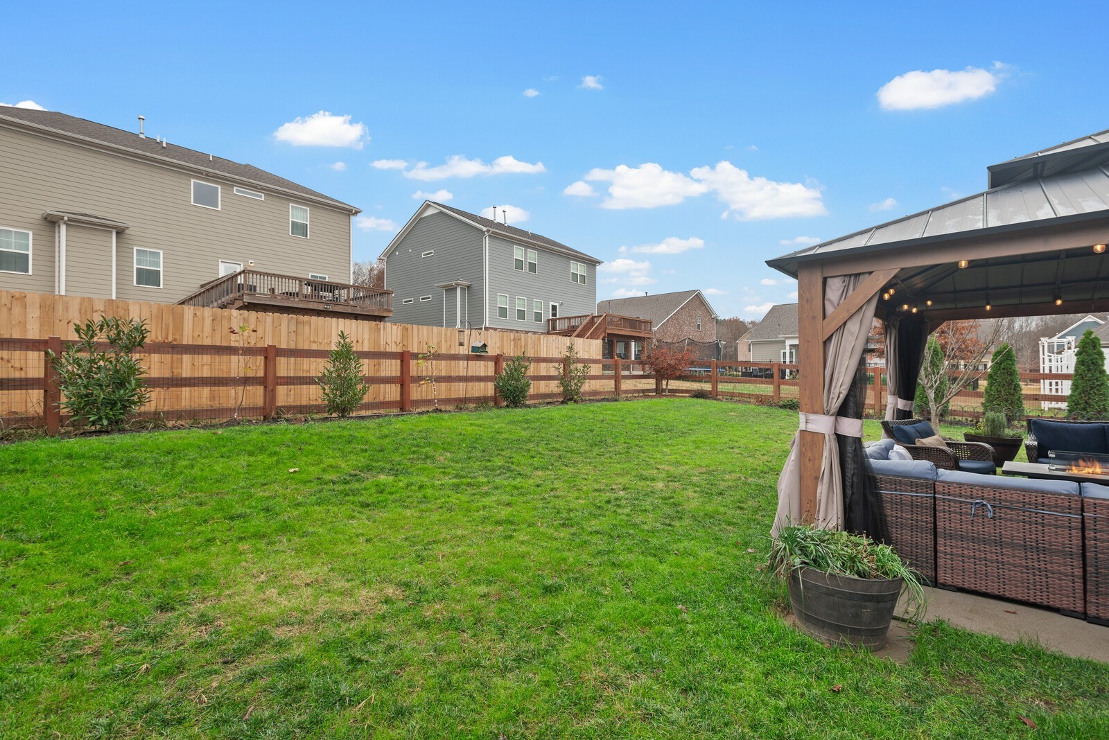 6004 Venable Court Fairview, TN 37062 - Photo 23 of 27 a view of a house with a backyard
