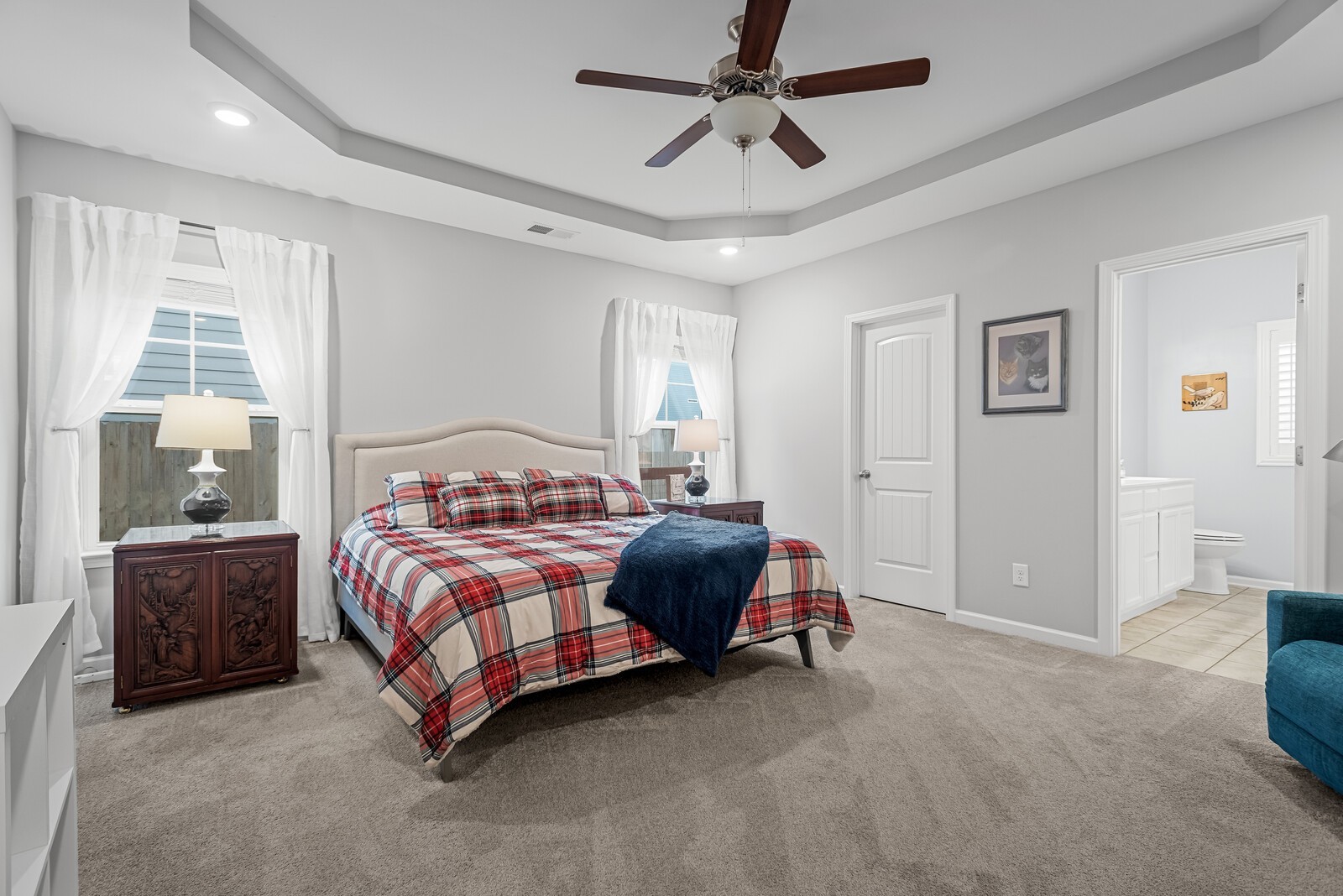 6004 Venable Court Fairview, TN 37062 - Photo 10 of 27 a bedroom with a bed and a window