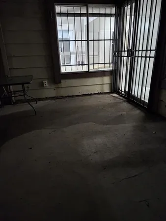 a view of basement