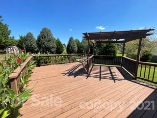 3622 Lee Moore Road Maiden, NC 28650 - Photo 31 of 34 a view of deck with wooden floor and outdoor space