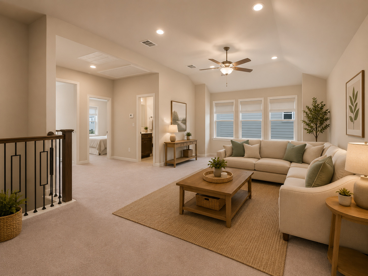 332 Stellar Wind Drive Georgetown, TX 78628 - Photo 29 of 40 Natural light bathes this spacious living area, ideal for relaxation and entertaining.