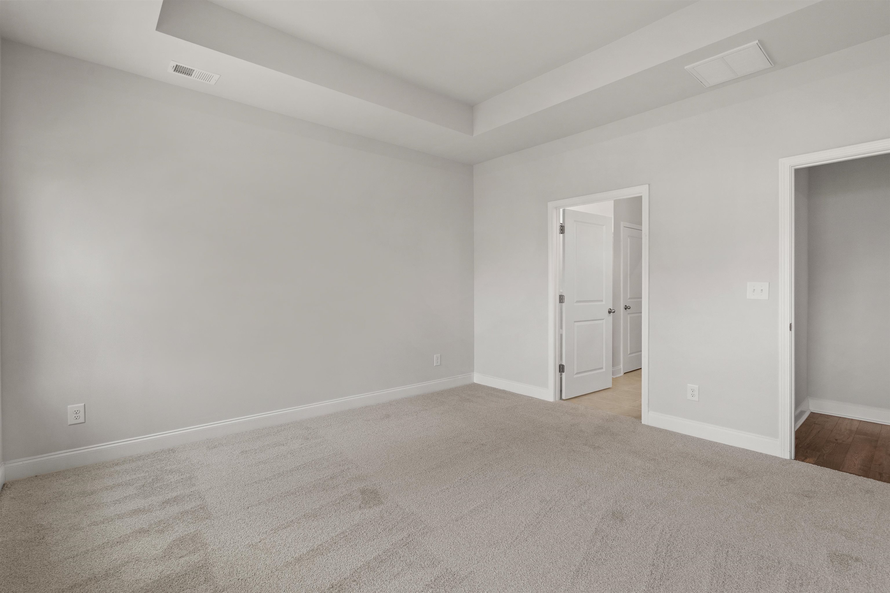 2495 Campton Loop Conway, SC 29527 - Photo 8 of 27 Unfurnished bedroom with light colored carpet and a raised ceiling