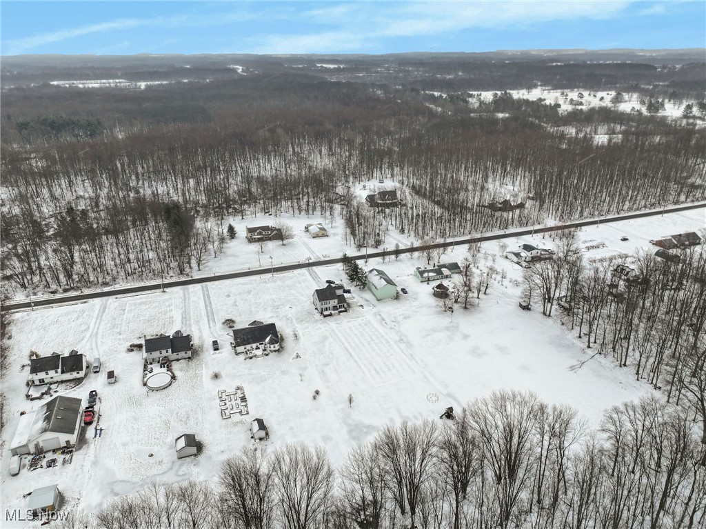 200 Bates Road Madison, OH 44057 - Photo 35 of 42 View of snowy aerial view