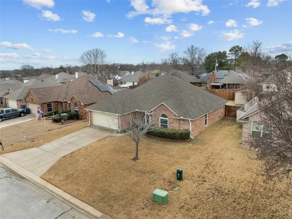 a view of a town with houses