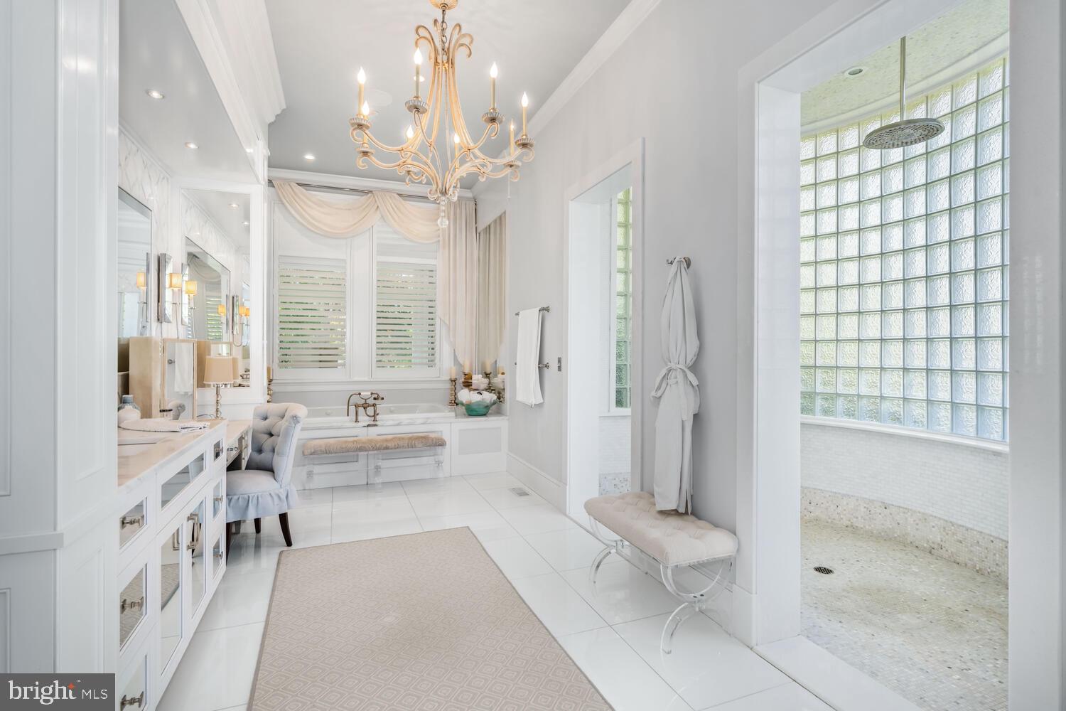 7508 Cooper Point Road Bozman, MD 21612 - Photo 76 of 116 Primary Bathroom with walk-in shower & jetted tub