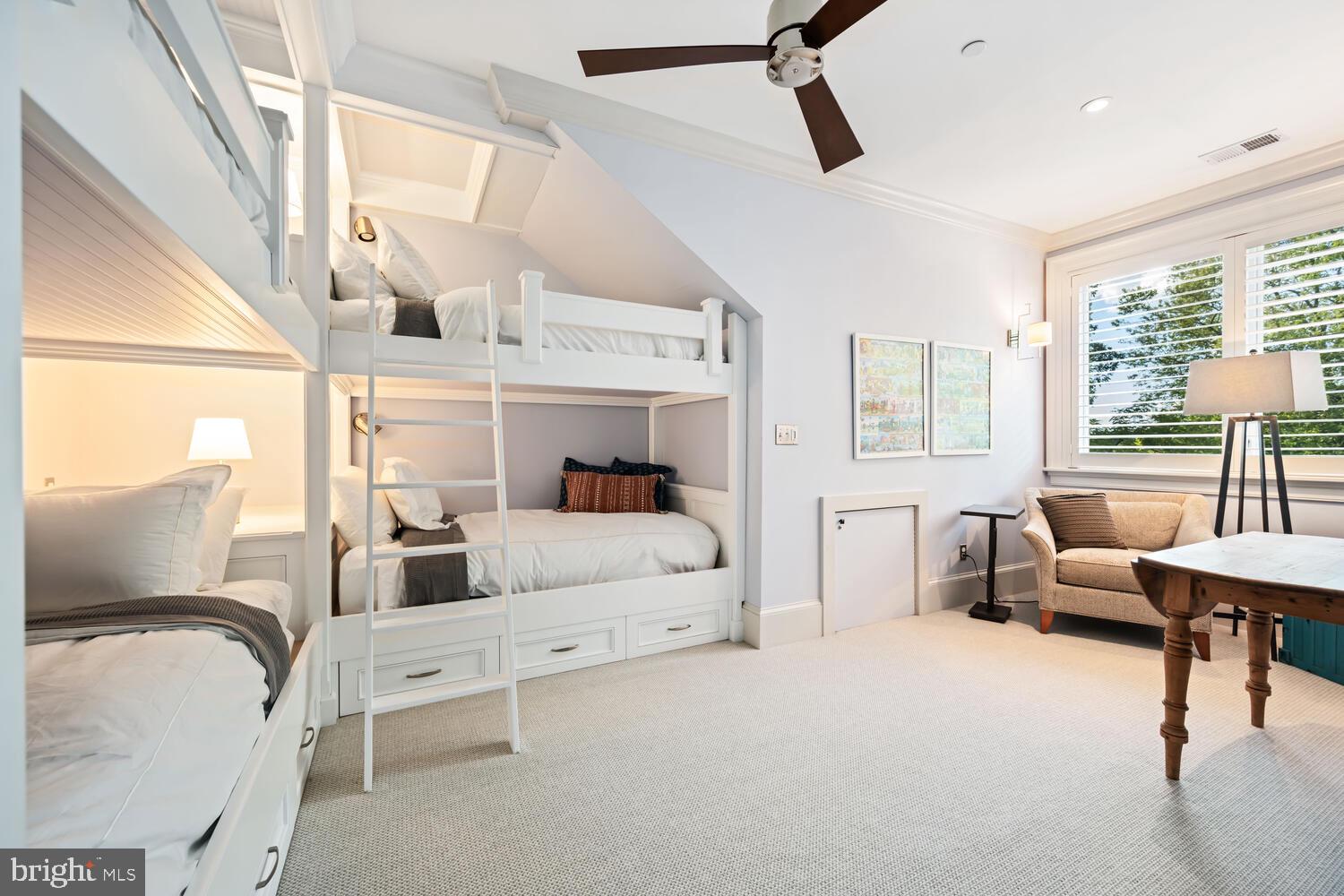 7508 Cooper Point Road Bozman, MD 21612 - Photo 93 of 116 a bedroom with furniture and a large window