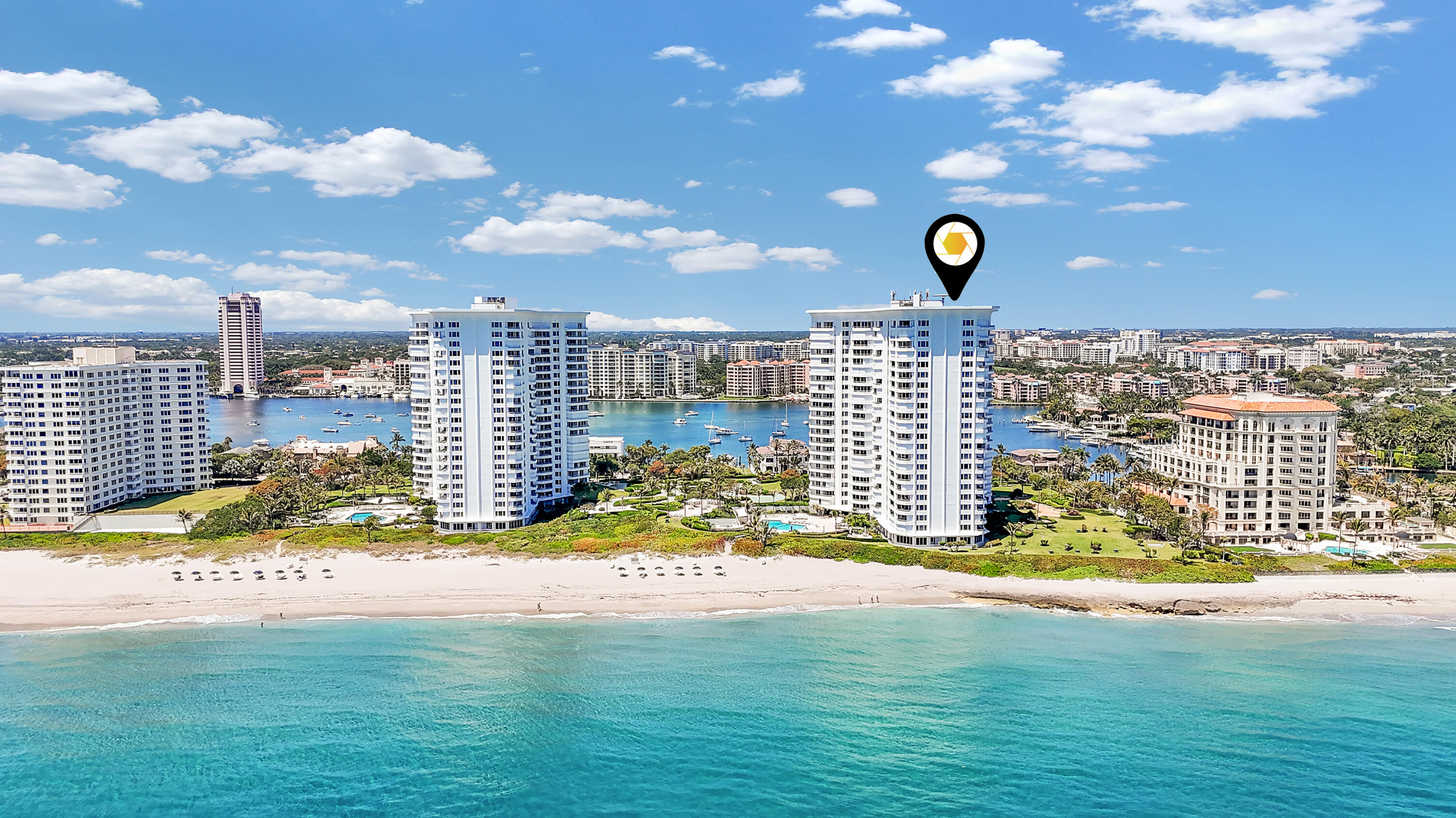 500 South Ocean Boulevard, Unit 303 Boca Raton, FL 33432 - Photo 2 of 46 Aerial View