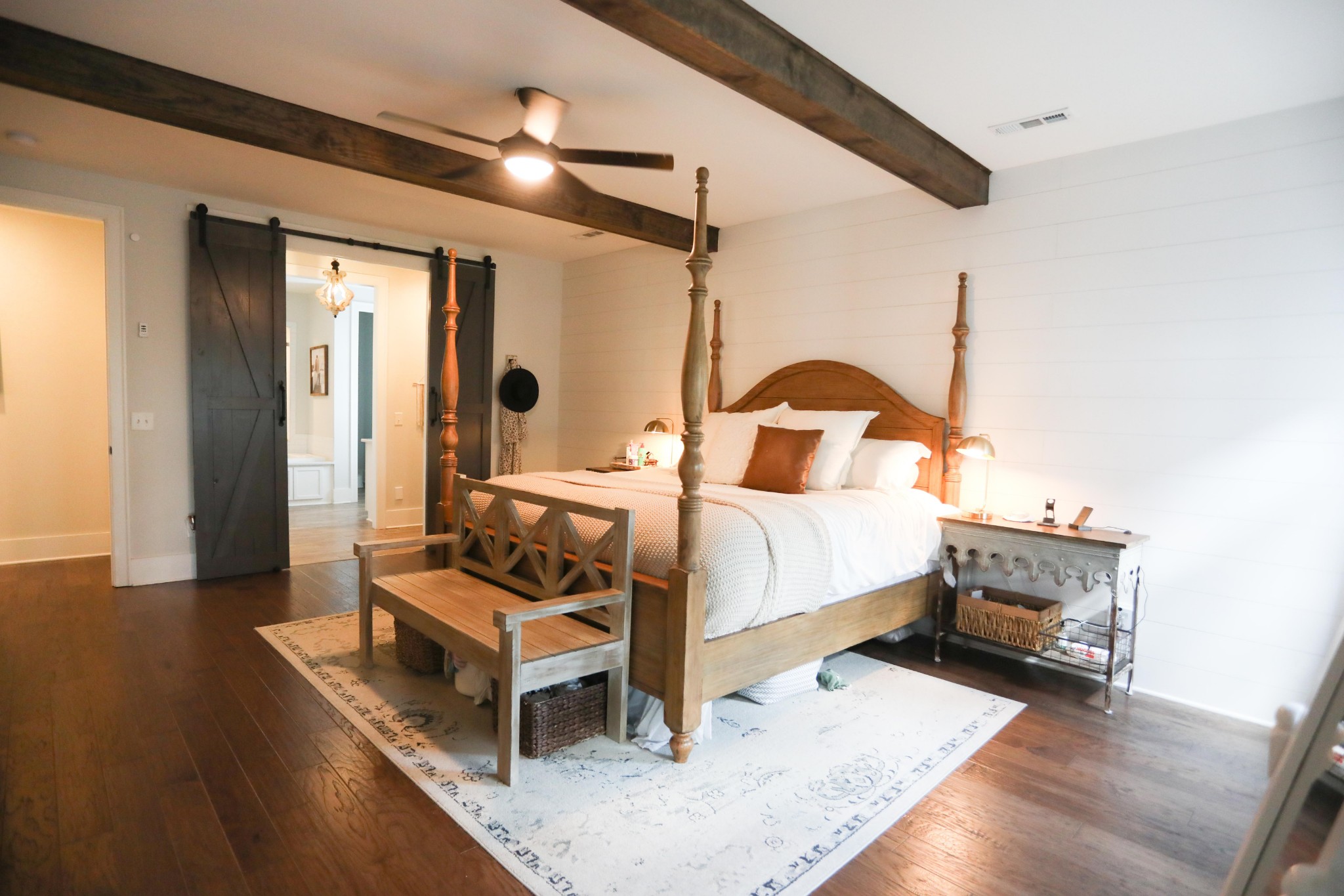 119 Vanner Road Mount Juliet, TN 37122 - Photo 19 of 44 a bedroom with a bed and a dresser with wooden floor