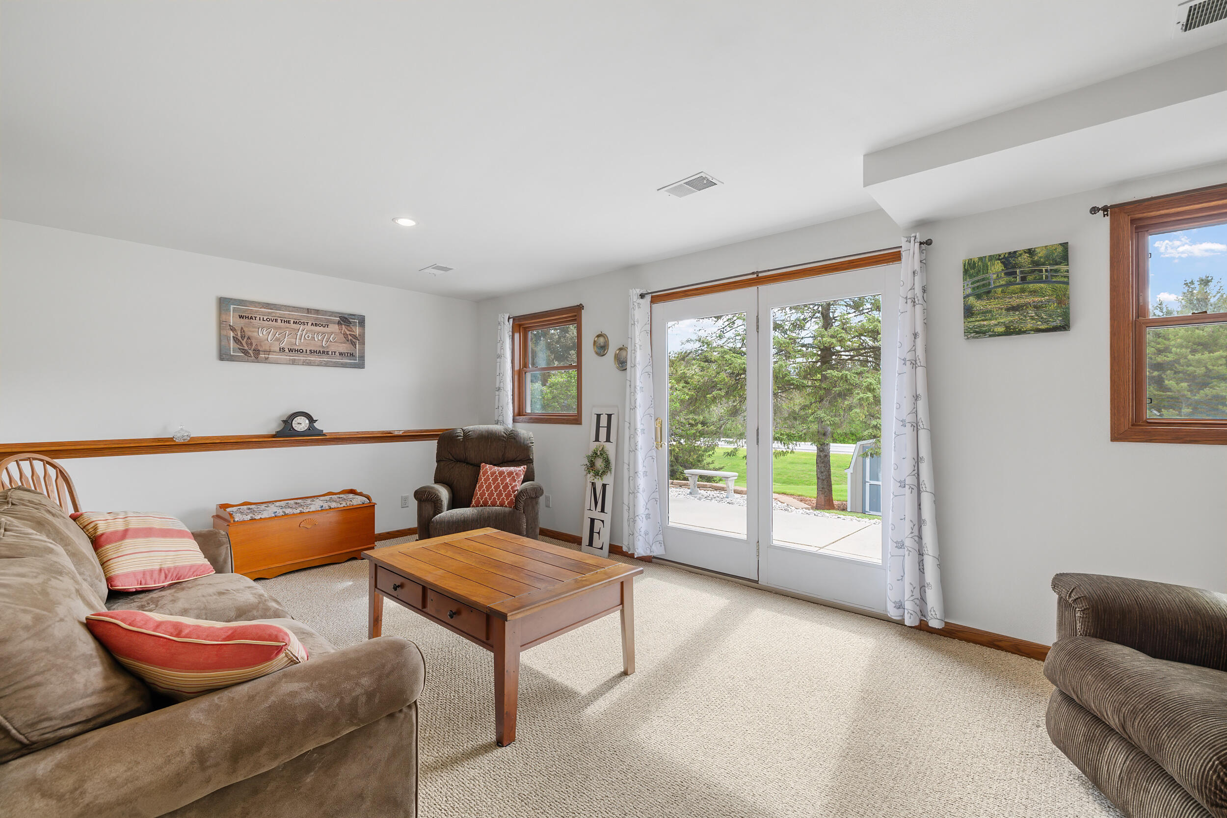 815 Jackson Drive Cleveland, WI 53015 - Photo 22 of 38 LL Family Room with Access to Patio