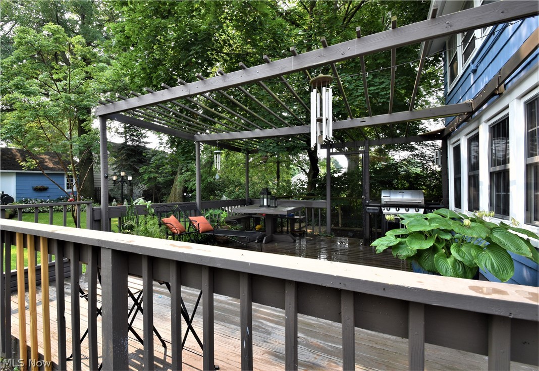 3347 Braemar Road Cleveland, OH 44120 - Photo 24 of 28 Deck can been seen from both the dining room and the kitchen.