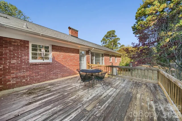 a view of a house with a patio