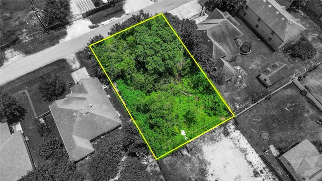 a view of a garden with a pathway