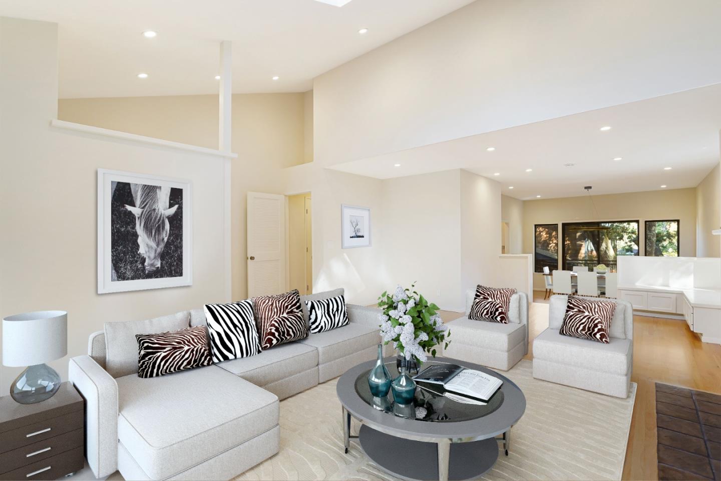 2499 Alpine Road Menlo Park, CA 94025 - Photo 4 of 53 a living room with furniture and wooden floor