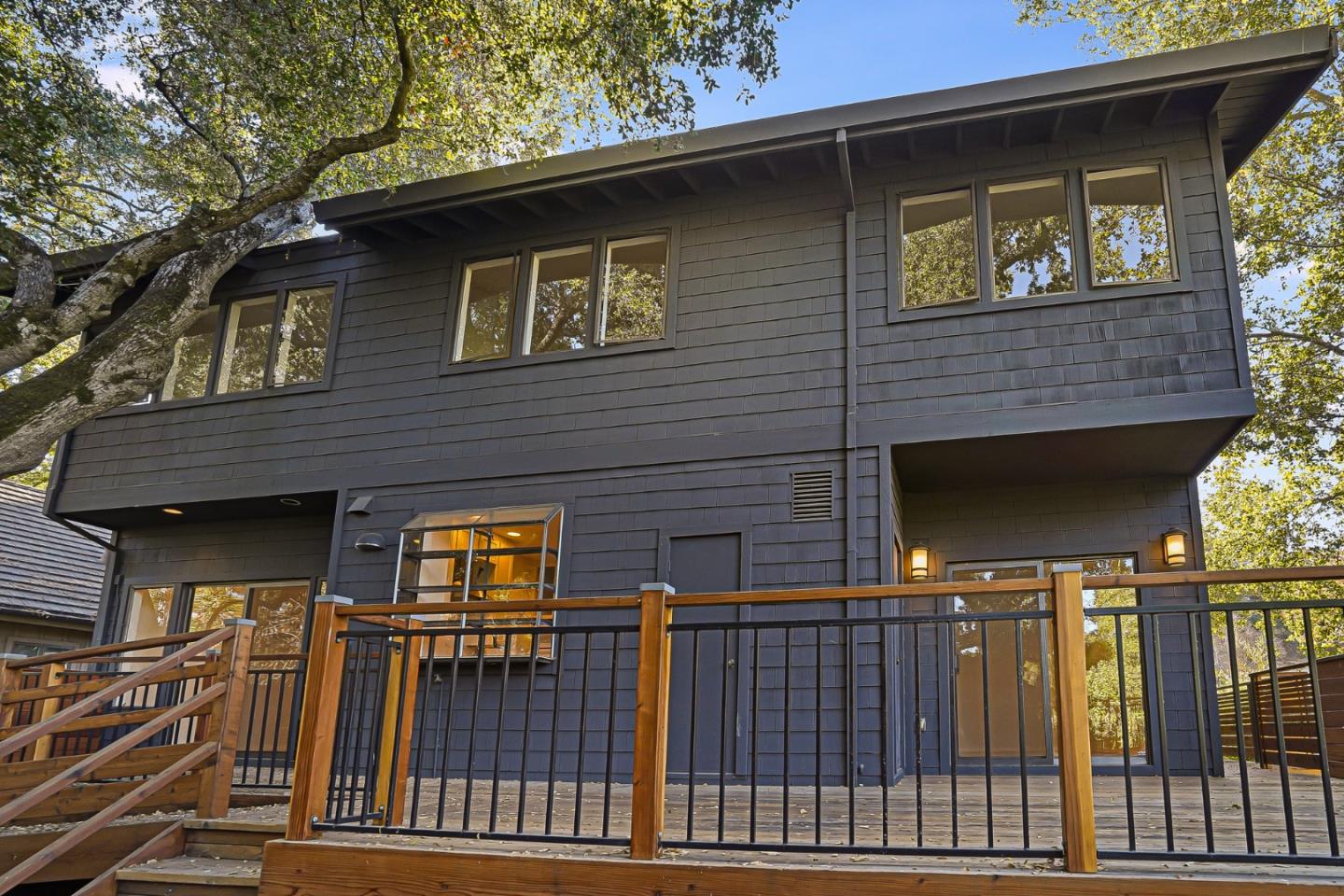 2499 Alpine Road Menlo Park, CA 94025 - Photo 48 of 53 a view of brick house with large windows
